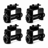4 Pack Portable Bolt-On Winch for Flatbed Trailer Cargo Securement