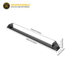 8 Pack Coil Rack 33" x 3" for Flatbed Trailers