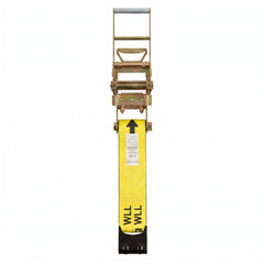 2 Pack 4" x 30' Ratchet Strap with Flat Hook