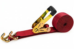 2" x 30' Ratchet Strap with Double J Hook