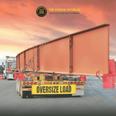 4 Pack 18" x 84" Mesh Oversize Load Banner for Flatbed Trailers
