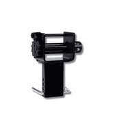 Stake pocket winch for trailer cargo tensioning and binding