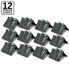 12PC Steel Corner Protectors 6" x 4" for Cargo Straps