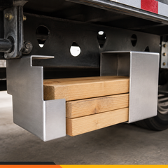 20x15-Inch Aluminum Dunnage Racks Holder for Flatbed Gooseneck Trailers 3mm