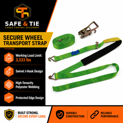 Wheel Strap with Swivel J-Hook