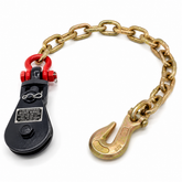 2-Ton Snatch Block with Shackle and 30-Inch G70 Chain