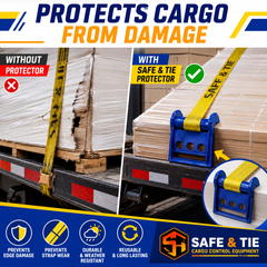 Plastic Corner Protector 2" to 4" Webbing | Safe & Tie
