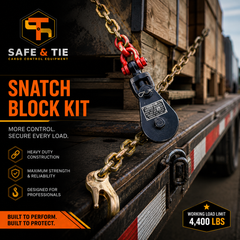 2-Ton Snatch Block with Shackle and 30-Inch G70 Chain