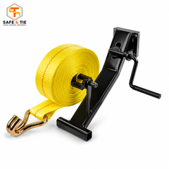 Strap Winder for Flatbed Trailer