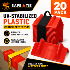 20-Pack Plastic Corner Protectors