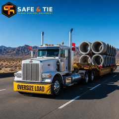 18 x 84-Inch Mesh OVERSIZE LOAD Banner