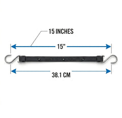 15" Bungee Cords / Box of 50 | Safe & Tie