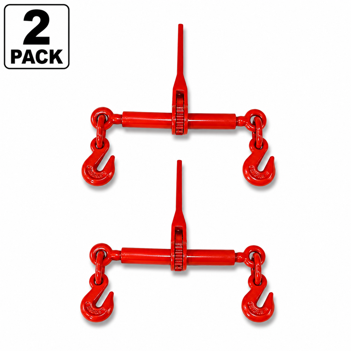 2 Pack Ratchet Chain Binder 5/16" - 3/8" 5400 LBS