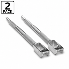 2 Pack Combination Winch Bar Chrome 40"
