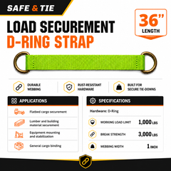 Straps with D-Ring (36-Inch)