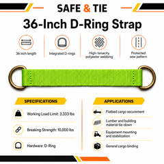 Straps with D-Ring (36-Inch)