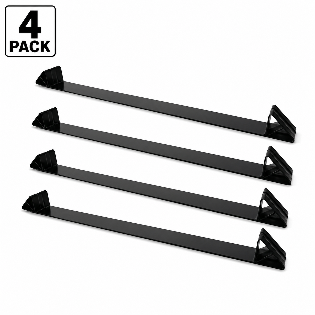 4-Pack Heavy Duty Coil Racks 33" x 3" for Flatbed Trailers