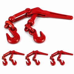 4 Pack Lever Load Binder 5/16"–3/8" for Heavy-Duty Cargo Securement