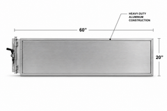 24 x 24 x 60-Inch Cam Lock Tool Box