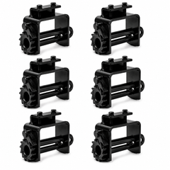 6 Pack 4" Portable Bolt-On Winch for Flatbed Trailer Cargo Securement