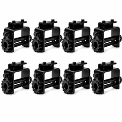 8 Pack 4" Portable Bolt-On Winch for Flatbed Trailer Cargo Securement