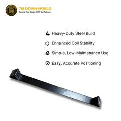 4-Pack Heavy Duty Coil Racks 33" x 3" for Flatbed Trailers