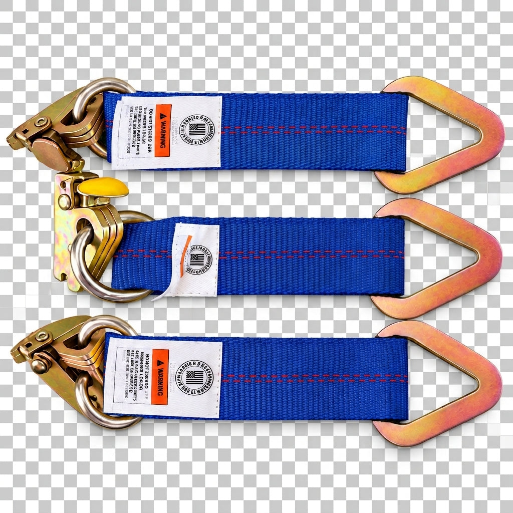 2" x 16' E-Track Ratchet Tie Down Strap
