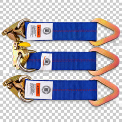 2" x 12' E-Track Ratchet Tie Down Strap