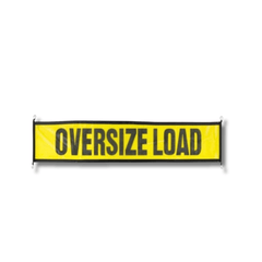 6 Pack 18" x 84" Mesh Oversize Load Banner for Flatbed Trailers