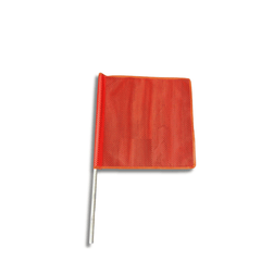 10 Pack Safety Flag with Dowel