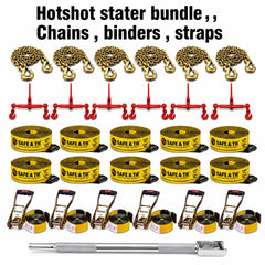 Hotshot Starter Bundle | Chains, Binders & Straps | Safe & Tie