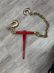 Heavy-Duty Chain Binder with Chain 3/8"–1/2" | 1/2" Hook