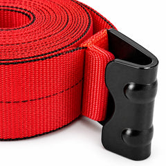 4" x 30' Winch Strap with Flat Hook – Blue, Red or Yellow