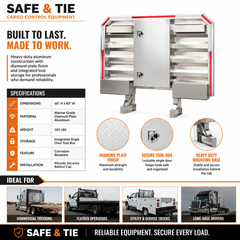 Cab Rack with Single Door Tool Box (68H x 80W)