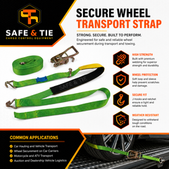 Wheel Strap with Swivel J-Hook