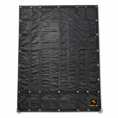 16 x 27 ft Flatbed Steel Tarp with 4 ft Drop and Flap
