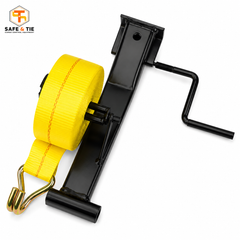 Strap Winder for Flatbed Trailer