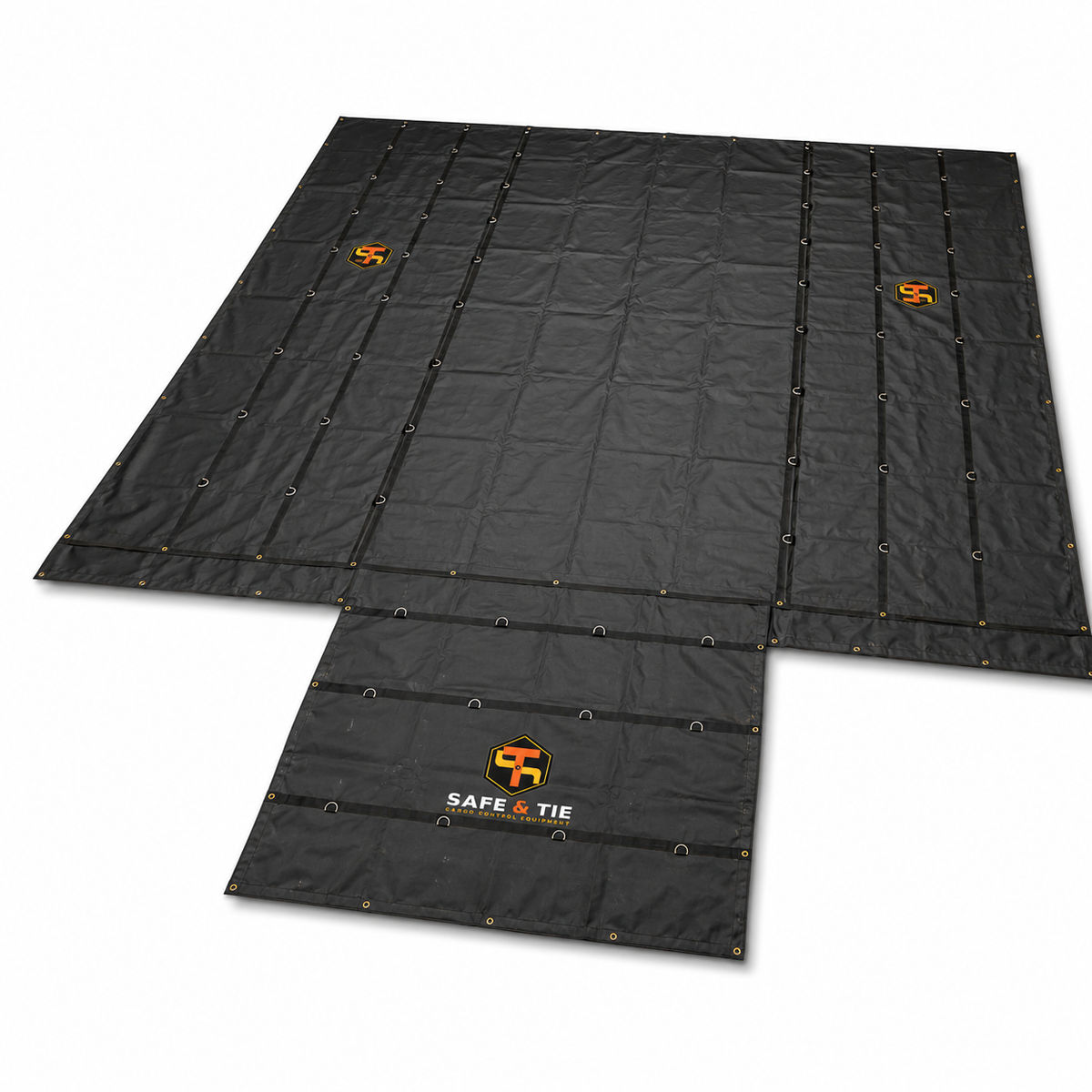 10 Feet Drop Tarp 28x27 Ft - 14oz Heavy Duty Ripstop Waterproof Lumber Tarp