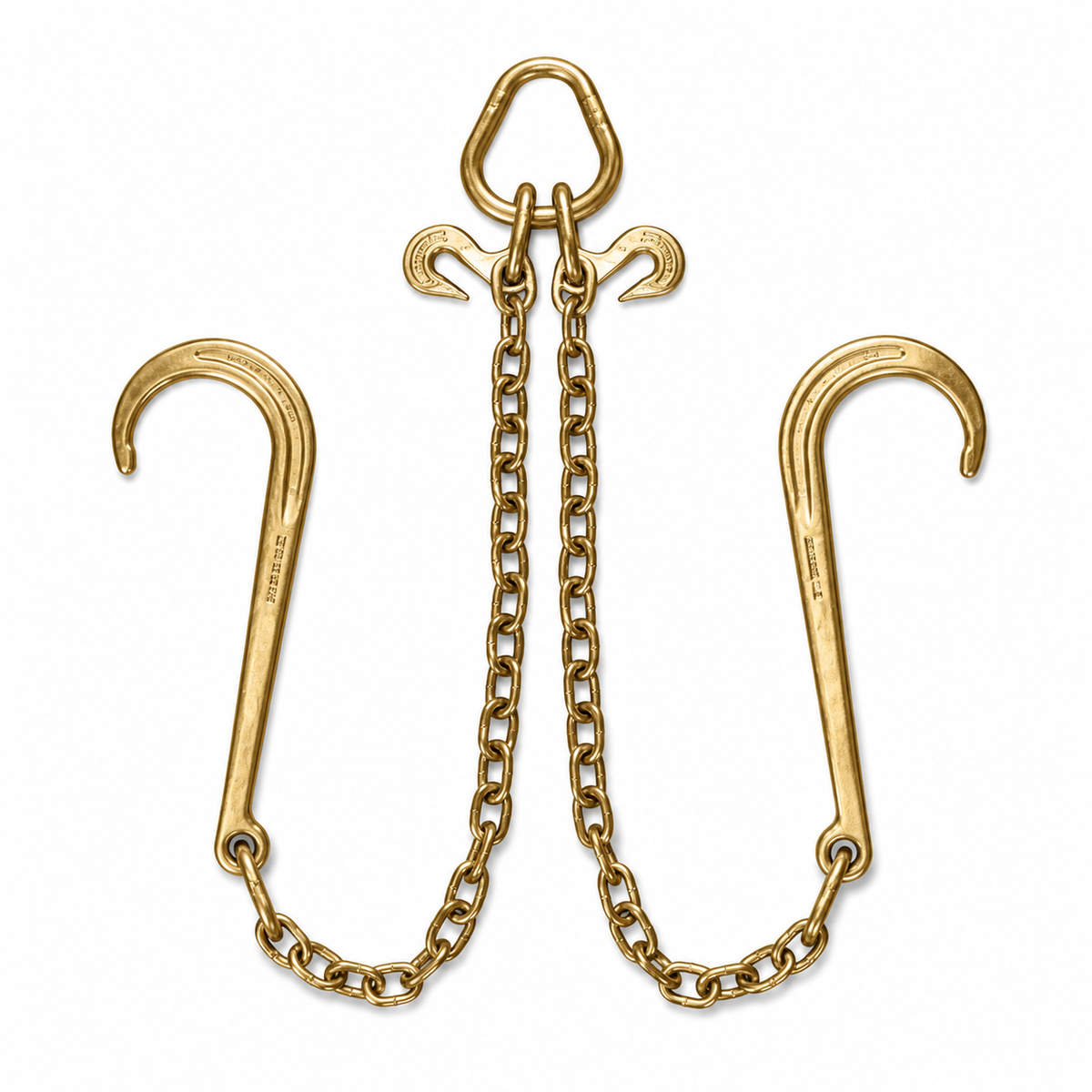 Towing Chain Bridle with J Hooks