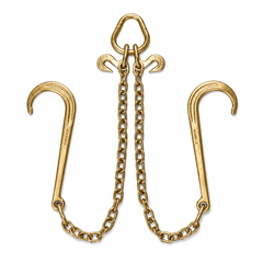 Towing Chain Bridle with J Hooks