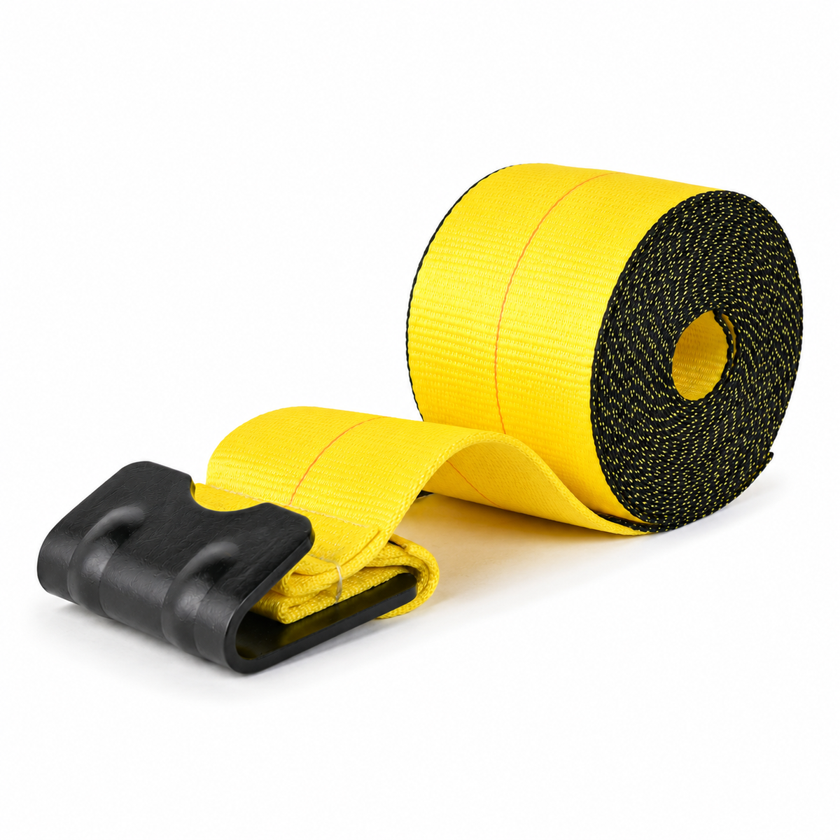 STRAP 4X30 WITH FLAT HOOK 5400LB YELLOW SOFT STRAP