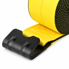 STRAP 4X30 WITH FLAT HOOK 5400LB YELLOW SOFT STRAP
